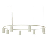 Donna Circle Pendant by Pholc, Size: Medium, Finish: Linen, | Casa Di Luce Lighting