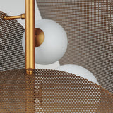 Chips Vertical Suspension By Studio M, Finish: Natural Aged Brass