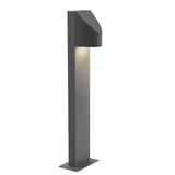 Shear LED Bollard By Sonneman Lighting, Finish: Textured Gray, Size: Medium