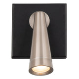 Arne Wall Light By W.A.C. Lighting, Finish: Black / Brushed Nickel