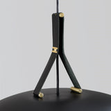 Volo Pendant Light By Cerno, Finish: Noir