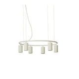 Donna Circle Pendant by Pholc, Size: Small, Finish: Linen, | Casa Di Luce Lighting