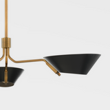 Sacramento Chandelier By Troy Lighting, Size: Small, Finish: Patina Brass Black