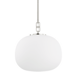 Ingels Pendant Light By Hudson Valley, Size: Medium, Finish: Polished Nickel