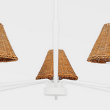 Issa Chandelier By Mitzi, Finish: Textured White