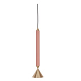 Apollo 39 pendant by Pholc, Finish: Coral Pink - Polished Brass, , | Casa Di Luce Lighting