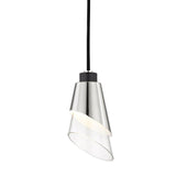 Angie Mini Pendant by Mitzi, Finish: Aged Brass/Black-Mitzi, Polished Nickel/Black-Mitzi, , | Casa Di Luce Lighting