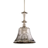 Argento Bell Pendant by Corbett, Size: Small, Large, , | Casa Di Luce Lighting