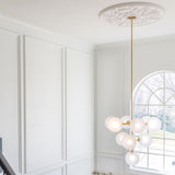 Ashleigh Chandelier by Mitzi, Finish: Brass Aged, Nickel Polished, , | Casa Di Luce Lighting