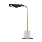 Layla Table Lamp by Mitzi, Finish: Aged Brass/Black-Mitzi, Polished Nickel/Black-Mitzi, , | Casa Di Luce Lighting