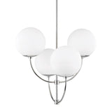 Carrie Chandelier by Mitzi, Finish: Nickel Polished, , | Casa Di Luce Lighting