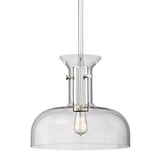 Coffey Pendant by Hudson Valley, Finish: Nickel Polished, Size: Large, | Casa Di Luce Lighting