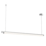 Keel LED Pendant By Sonneman Lighting, Size: Large, Finish: Bright Satin Aluminum