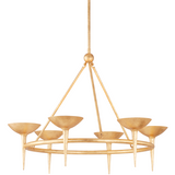 Cecilia Chandelier By Troy Lighting, Size: Medium, Finish: Vintage Gold Leaf