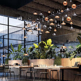 Flask A Suspension by Diesel Living with Lodes, Color: Metallic Black-Diesel, Mineral Sand-Diesel, Canopy Color: Matt Black, Matt White, Chrome, | Casa Di Luce Lighting