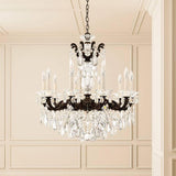La Scala Chandelier by Schonbek, Finish: Gold Heirloom-Schonbek, Size: Large, Crystal Color: Clear -Schonbek | Casa Di Luce Lighting
