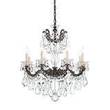 La Scala Chandelier by Schonbek, Finish: Gold Heirloom-Schonbek, Size: Medium, Crystal Color: Heritage-Schonbek | Casa Di Luce Lighting