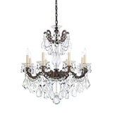 La Scala Chandelier By Schonbek, Finish: Gold Heirloom-Schonbek, Gold Etruscan-Schonbek, Gold French -Schonbek, Gold Parchment-Schonbek, Silver Antique-Schonbek, Bronze Heirloom-Schonbek, Bronze Florentine-Schonbek, Size: Small, Medium, Large, Crystal Color: Heritage-Schonbek, Radiance Crystal-Schonbek | Casa Di Luce Lighting