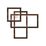 Frame Wall Sconce by Accord, Color: Matte Black, Imbuia-Accord, White, Louro Frejo-Accord, Teak-Accord, Cappuccino-Accord, American Walnut-Accord, Gloss Black-Accord, Iredescent White-Accord, Light Pink-Accord, Gold, Teal-Accord, Olive Green, Ferrari Red-Accord, Copper, Bronze, Maple-Accord, Pale Gold-Accord, Lead Grey-Accord, Satin Blue-Accord, Size: Small, Medium, Large, | Casa Di Luce Lighting