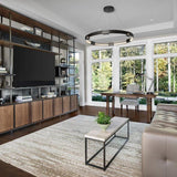 AURA ADJUSTABLE ROUND SUSPENSIONBY HUBBARDTON FORGE, FINISH: WHITE, BRONZE, DARK SMOKE-HUBBARDTON FORGE, BLACK, OIL RUBBED BRONZE, NATURAL IRON-HUBBARDTON FORGE, VINTAGE PLATINUM-HUBBARDTON FORGE, SOFT GOLD-HUBBARDTON FORGE, STERLING-HUBBARDTON FORGE, MODERN BRASS, INK-HUBBARDTON FORGE, CLEAR GLASS, | CASA DI LUCE LIGHTING