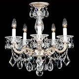 La Scala 5345 Chandelier by Schonbek, Finish: Gold Heirloom-Schonbek, Gold Etruscan-Schonbek, Gold French -Schonbek, Gold Parchment-Schonbek, Silver Antique-Schonbek, Parchment Bronze-Schonbek, Bronze Heirloom-Schonbek, Silver Roman-Schonbek, Bronze Florentine-Schonbek, Gild Midnight-Schonbek, Crystal Color: Heritage-Schonbek, Crystal-Schonbek, | Casa Di Luce Lighting