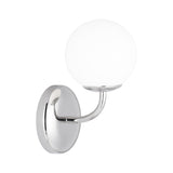 Polished Nickel Galassia One Light Vanity Light