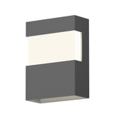 Band LED Indoor-Outdoor Wall Sconce by Sonneman, Finish: Grey, Size: Small, | Casa Di Luce Lighting