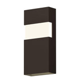 Band LED Indoor-Outdoor Wall Sconce by Sonneman, Finish: Bronze, Size: Medium, | Casa Di Luce Lighting