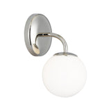Polished Nickel Galassia One Light Vanity Light