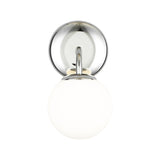 Polished Nickel Galassia One Light Vanity Light