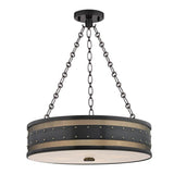 Gaines Pendant by Hudson Valley, Finish: Brass Aged, Nickel Polished, Aged Old Bronze-Hudson Valley, Historic Nickel-Hudson Valley, Size: Small, Medium, Large, | Casa Di Luce Lighting