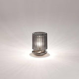 Bronze/Fume Tread Table Light by Vistosi