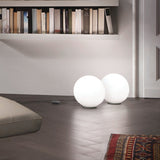 Rondo Table Lamp By Eglo - Silver Finish on the ground