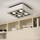 Loke Square Track Light By Eglo - White lights in Kitchen