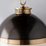 Latham Pendant by Hudson Valley, Finish: Nickel Polished, Distressed Bronze-Hudson Valley, Size: Small, Large, | Casa Di Luce Lighting