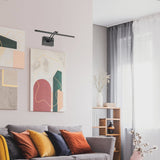 Doreen Picture Light By Eglo - Black Color above painting