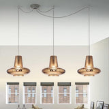 Giulietta Pendant Light by Zafferano, Color: Clear, Amber, Amethyst, Grey, Light Blue, Silver, Antique Gold-Zafferano, Pink Gold-Zafferano, Bronze, Cable Length: 51.2 inch, 118.1 inch, 196.8 inch, | Casa Di Luce Lighting