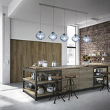 Bonnie Pendant Light by Zafferano, Color: Amber, Amethyst, Clear, Grey, Light Blue, Silver, Antique Gold-Zafferano, Bronze, Pink Gold-Zafferano, Cable Length: 51.2 inch, 118.1 inch, 196.8 inch, | Casa Di Luce Lighting