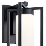 Drega Outdoor Wall Light - Black Detailed