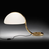 Gold Serpente Table Lamp by Martinelli Luce