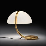 Gold Serpente Table Lamp by Martinelli Luce
