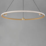 Nodes LED Chandelier By ET2, Finish: Gold, Diameter: 40 inch