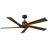 Aged Pewter/Dark Walnut Small Aspen Ceiling Fan by Monte Carlo Fans