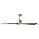 Brushed Steel/Light Grey Weathered Oak Small Aspen Ceiling Fan by Monte Carlo Fans