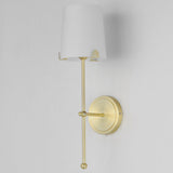 Huntington 1 Light Wall Light By Maxim Lighting, Finish: Satin Brass