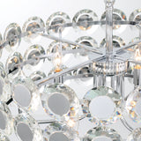 Perrene Drum Chandelier By Eurofase, Size: Medium