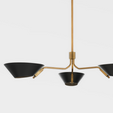 Sacramento Chandelier By Troy Lighting, Size: Small, Finish: Patina Brass Black