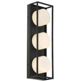 Rover Vanity Light By Eurofase, Size: Small, Finish: Black