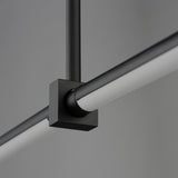 Dorian Linear LED Pendant By ET2, Finish: Black