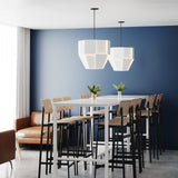 Astrum Pendant Light By Cerno, Size: Small, Finsih: Gloss White